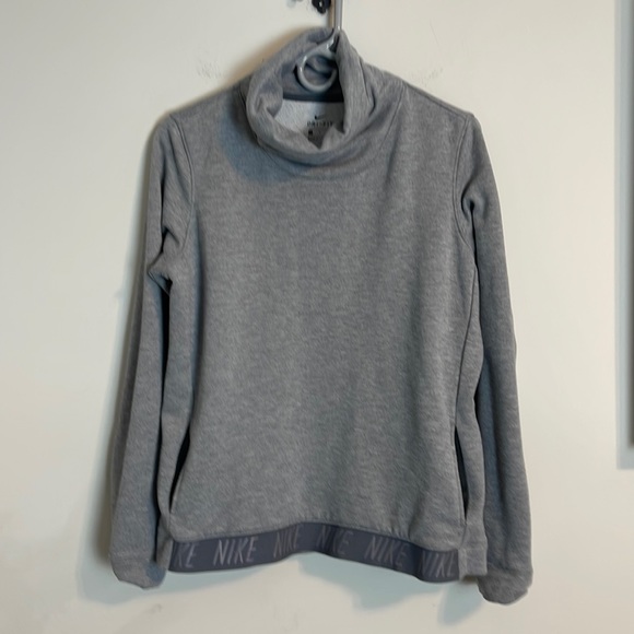 Nike Women's Gray Cowl Neck Top - Picture 1 of 5
